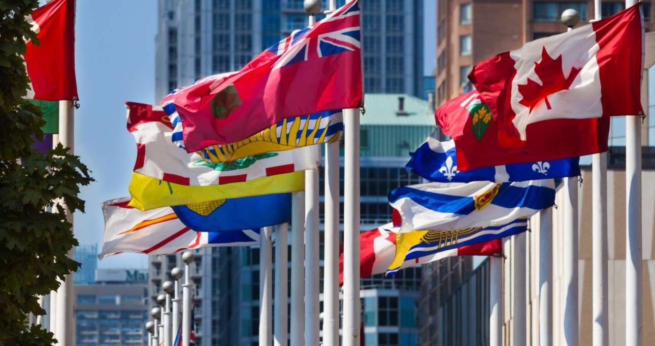 Flags of Canadian provinces and territories